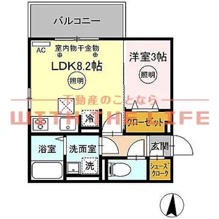 グランドステージ本町【107号号室】の間取り