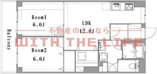 サザンコート久留米【702号号室】の間取り