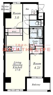エクストラパレス【604号号室】の間取り