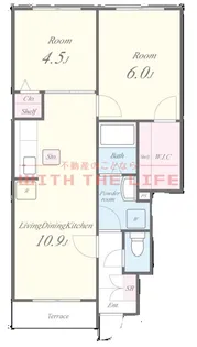 リベルテI【105号号室】の間取り