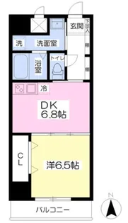 プレイス久留米中央【206号室号室】の間取り