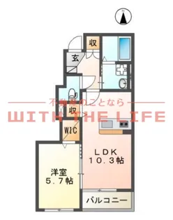 Maison K’s【103号号室】の間取り