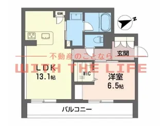 シャーメゾンROOX【1階】の間取り