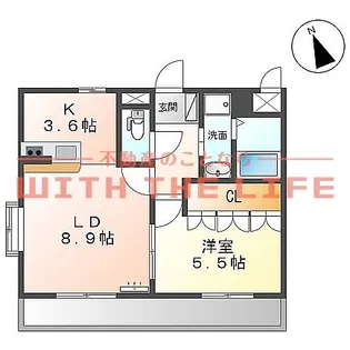 エメラルドA【205号号室】の間取り