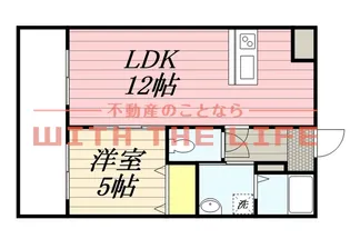グリーンキャッスル【105号号室】の間取り