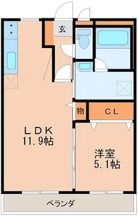 Profit(プロフィット)村田【306号号室】の間取り