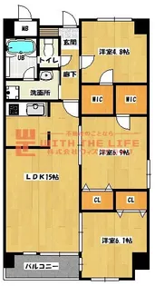 QM壱番館【401号号室】の間取り