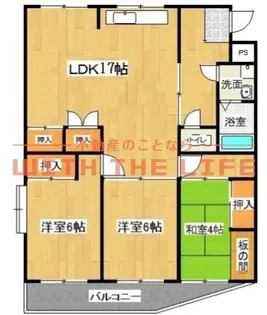 竹野屋ビル【303号号室】の間取り