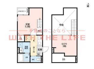 1Kの間取り画像