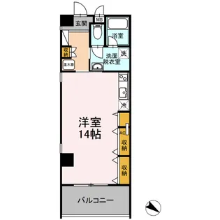 ザ・ライフ南久留米スタイル【305号号室】の間取り