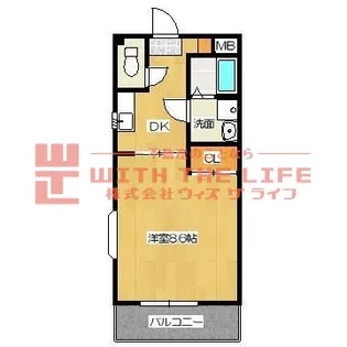 セカンドキャビン【301号号室】の間取り