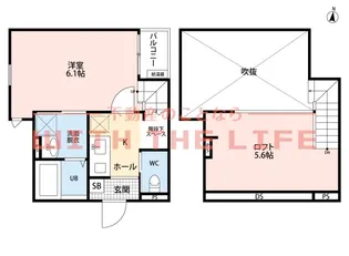 1Kの間取り画像