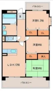 メゾン・アンティム【305号号室】の間取り