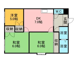合川ビレッジⅠ【301号号室】の間取り