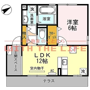 サンクスCY【101号号室】の間取り