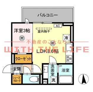 Augusta【310号号室】の間取り