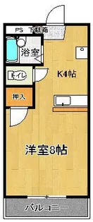 オーシャン梅満【303号号室】の間取り
