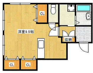 メゾン岩橋【303号号室】の間取り