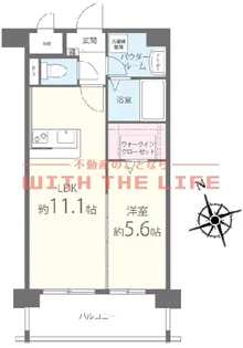 ラフレシーサ医大通り【302号号室】の間取り