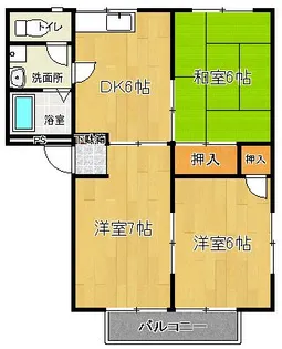 オーシャン藤光【101号号室】の間取り