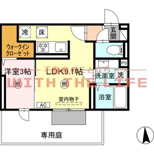 Augusta【108号号室】の間取り