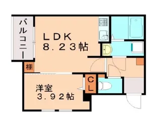 サクラメント久留米【301号号室】の間取り