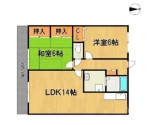 ウイング21【603号号室】の間取り