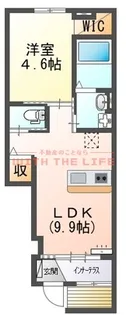 HIBARI【103号号室】の間取り
