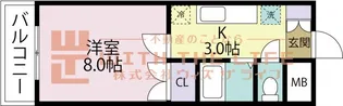 プライマリー日吉町【301号号室】の間取り