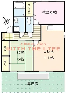 ベリークレセント【105号号室】の間取り