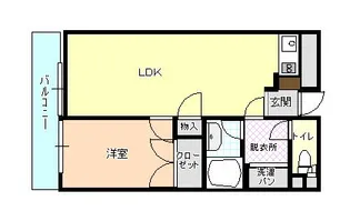 パークノヴァ久留米中央【1003号号室】の間取り