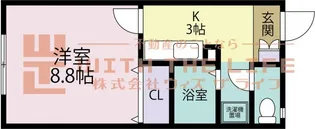 サンロードスI【D号室】の間取り