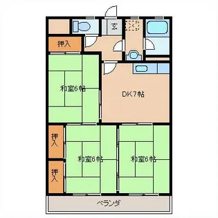 第2オーキットビル【603号号室】の間取り