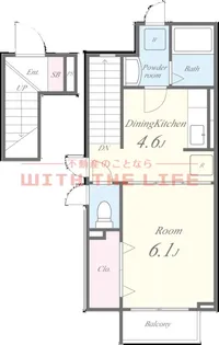 ヴィーブル【201号号室】の間取り