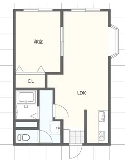 マンボウハイツ【B-205号号室】の間取り