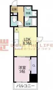 グランドシャルドン【403号号室】の間取り