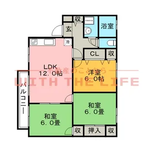J ハウス【101号号室】の間取り