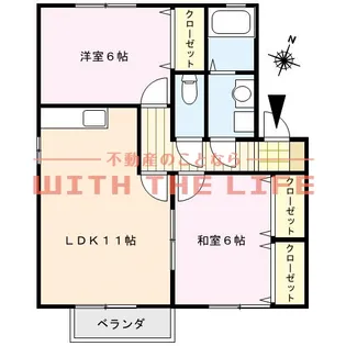カーサ藤光【203号号室】の間取り
