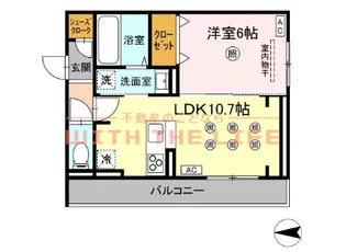 CASA Edo【303号号室】の間取り