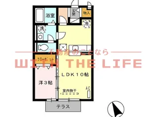 パテル・ヴィオラ【201号号室】の間取り