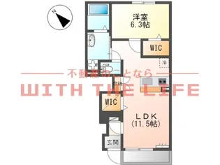 セフィーロ【103号号室】の間取り