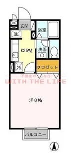 プレシャスコート【202号号室】の間取り