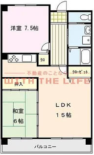 アザレ久留米【403号号室】の間取り