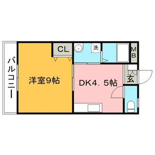 リバティヒルズI【305号号室】の間取り
