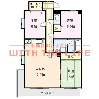 アザレ久留米【408号号室】の間取り