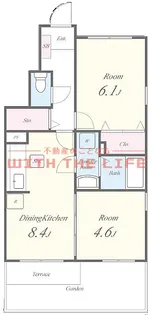 ティファニー【107号号室】の間取り