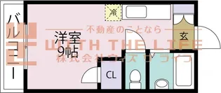 ルピナス【111号号室】の間取り