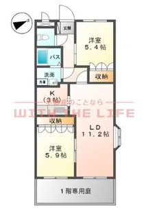 デュエール【101号号室】の間取り