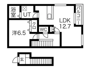 フォレストメゾン高嶋【201号号室】の間取り