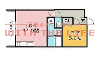 アベニュー209【205号号室】の間取り